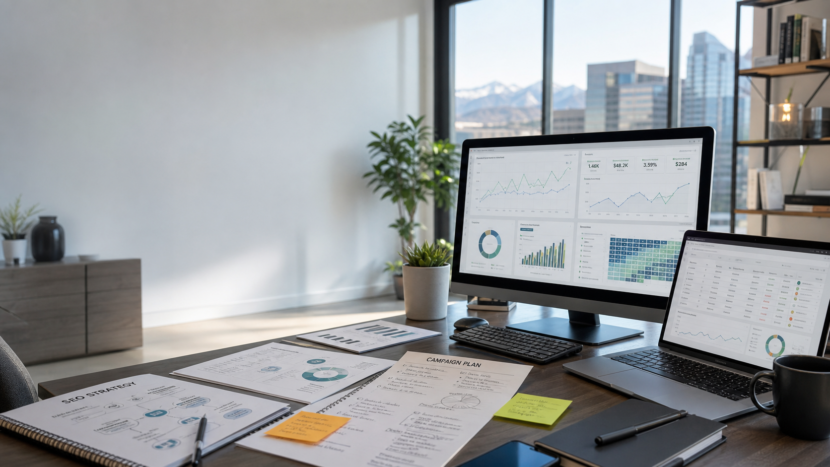 Performance marketing analytics workspace used by Digital Growth Partners LLC